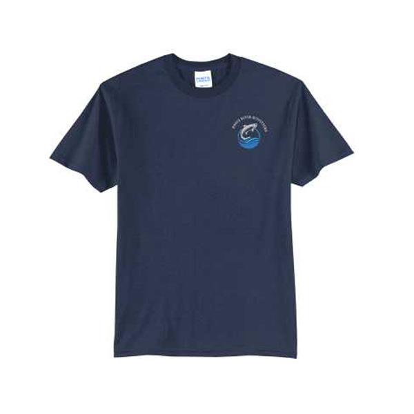 Men's T-shirt with Fish logo on left chest
