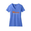 Ladies V-Neck T-shirt with Bears on front